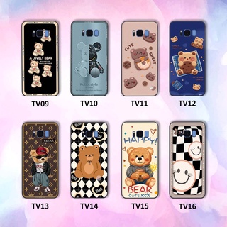 Ốp lưng Samsung Galaxy S8 / S8 Plus in hình bear bick, gấu siêu đẹp dễ thương cute