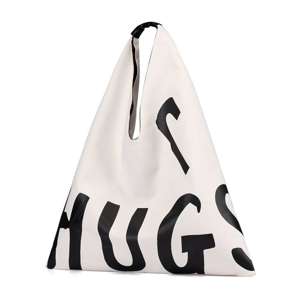 Túi Đeo Chéo Vai Bằng Vải Canvas Sức Chứa Lớn Thời Trang Dành Cho Nữ