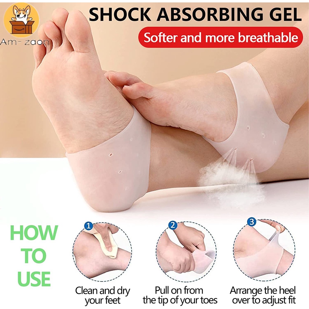 Đệm Silicone Bảo Vệ Gót Chân Chống Nứt Nẻ
