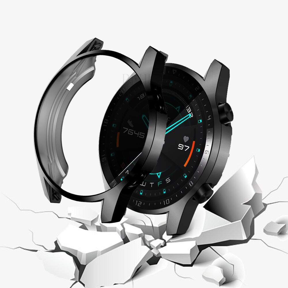 Toàn Bộ Vỏ Tpu Trong Suốt Bảo Vệ Màn Hình Đồng Hồ Thông Minh Huawei Watch Gt 2 46mm 42mm
