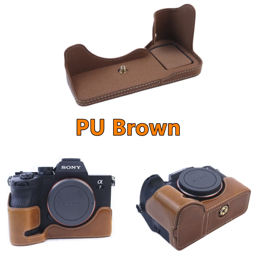 Bao Da PU Bọc Máy Ảnh Sony A7IV A7Sii A1