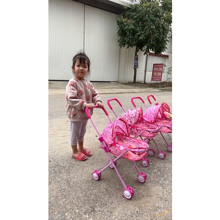 Xe đẩy búp bê đồ chơi - xe đẩy cho bé
