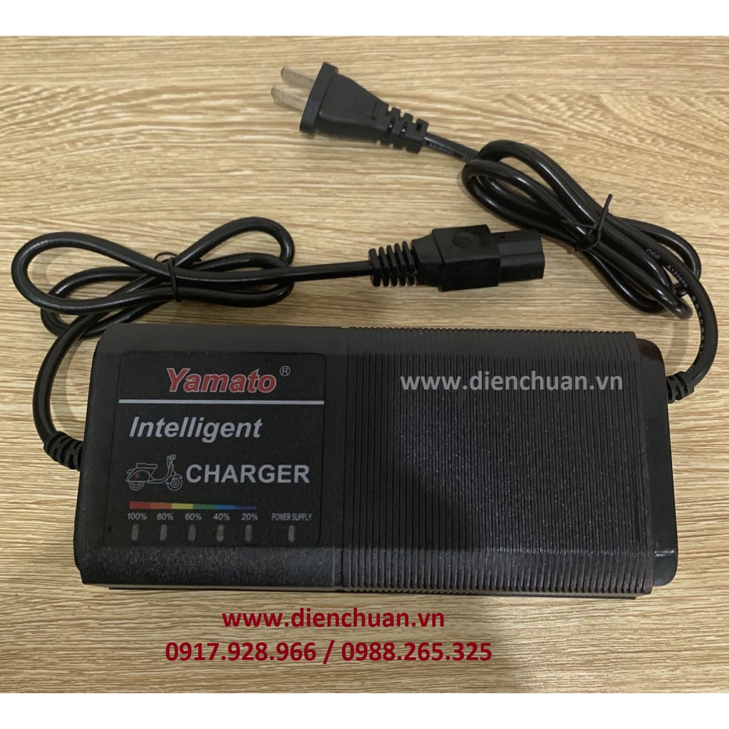 Sạc ắc quy xe đạp điện 60V 20Ah sạc cho bộ bình từ 5Ah đến 30Ah/ sạc xe đạp điện Yamato Empere 60V 20Ah