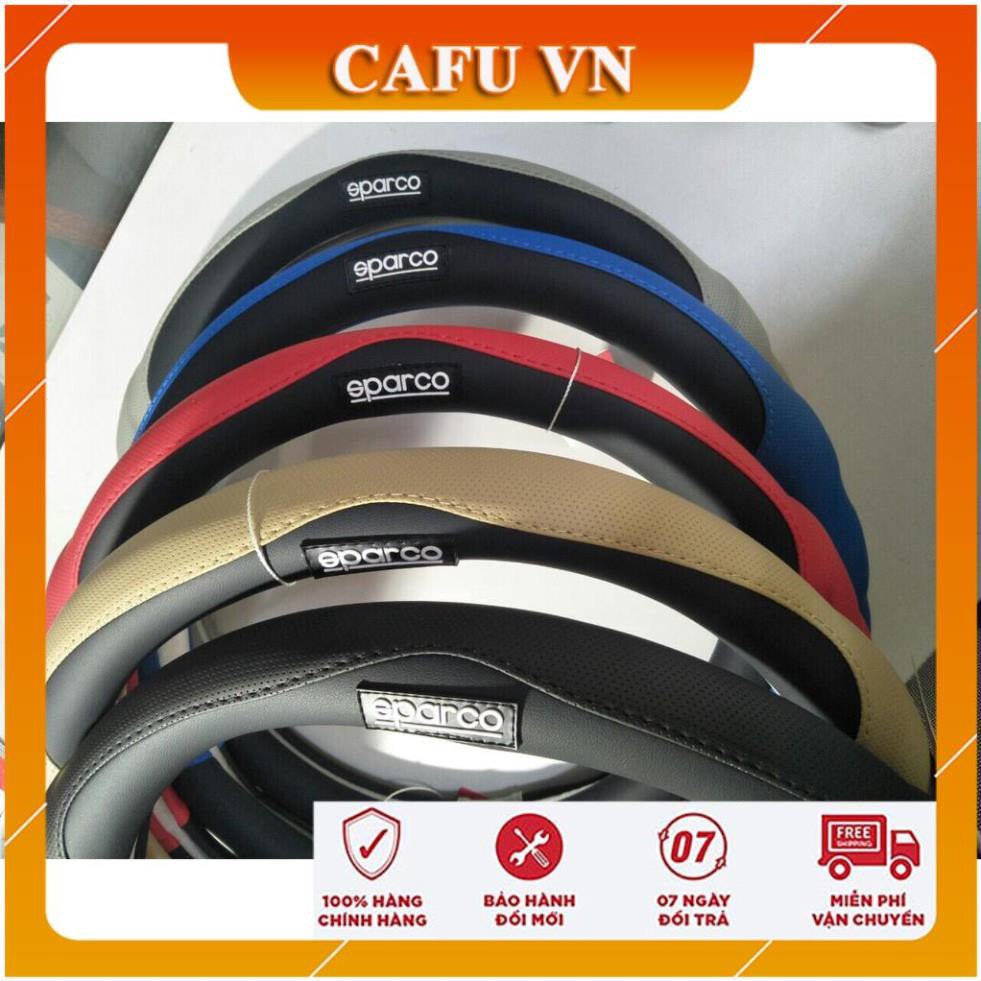 Bọc vô lăng Sparco bọc vô lăng cao cấp cho các dòng ô tô xe hơi phổ thông size 37-38 - CAFU VN