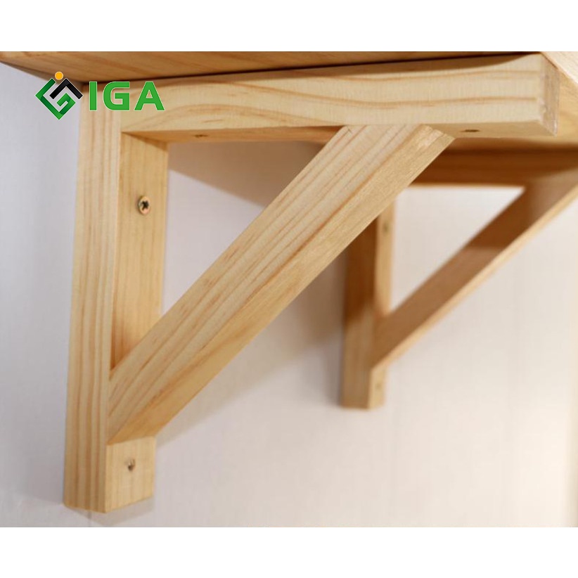 [SHIP HỎA TÔC]Bộ chân chữ A kệ gỗ treo tường - gn39