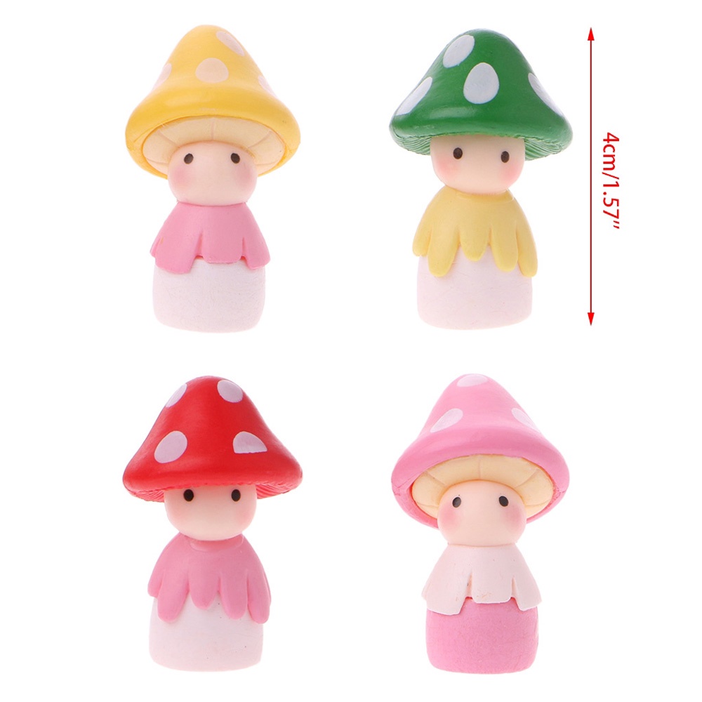 Epoch Đồ trang trí Cây Nấm Mini Bằng Nhựa Dùng Trang Trí Tiểu Cảnh