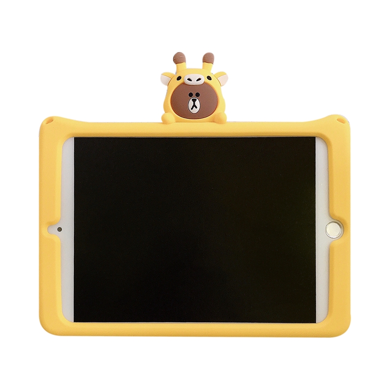 Ốp máy tính bảng silicon hình chú hươu cao cổ xinh xắn dành cho ipad pro 10.5 inch | BigBuy360 - bigbuy360.vn