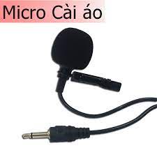 Micro cài áo mini đầu cắm 3.5mm cho PC Laptop