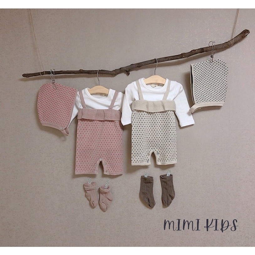 Áo cotton dài tay màu trơn phong cách Hàn Quốc BBAMMA cho bé Mimi kids A04