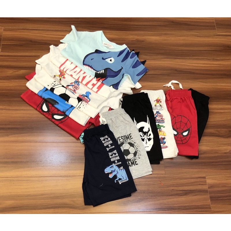 Bộ cotton hm 2-10 tuổi cho bé trai