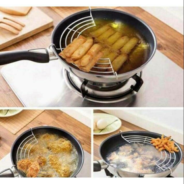 Vỉ gác chảo inox