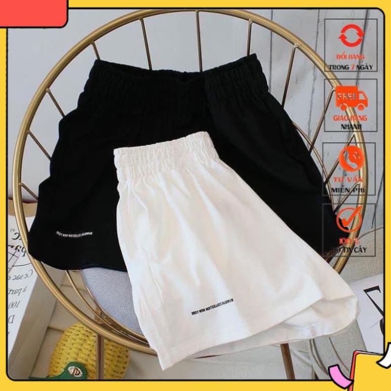 [Hàng loại 1] Quần short unisex_quần short đũi chun thêu siêu Hot