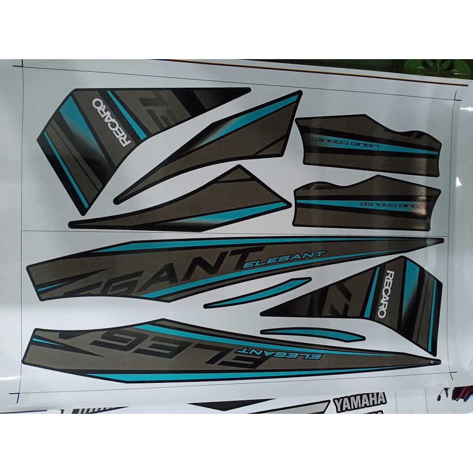 Tem rời elegant xanh bạc xe đen 2019