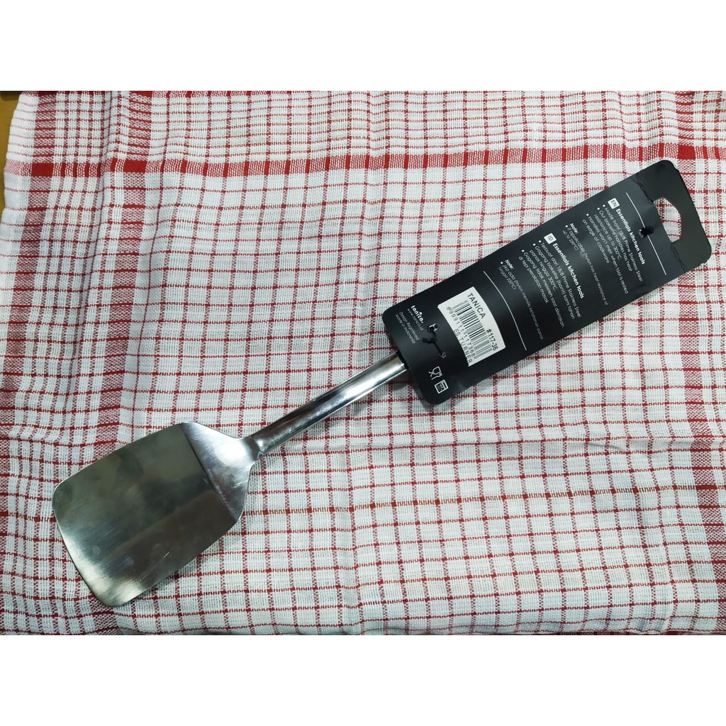 Xẻng Nấu Ăn Bằng Thép Không Gỉ Tanica 117-36 Iu / Spatula / Sutil