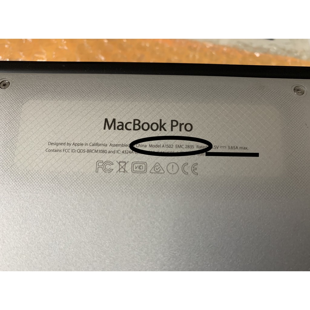 Pin Zin hãng Apple Macbook Pro 13,3 inch A1502 - Năm: 2013 - 2015