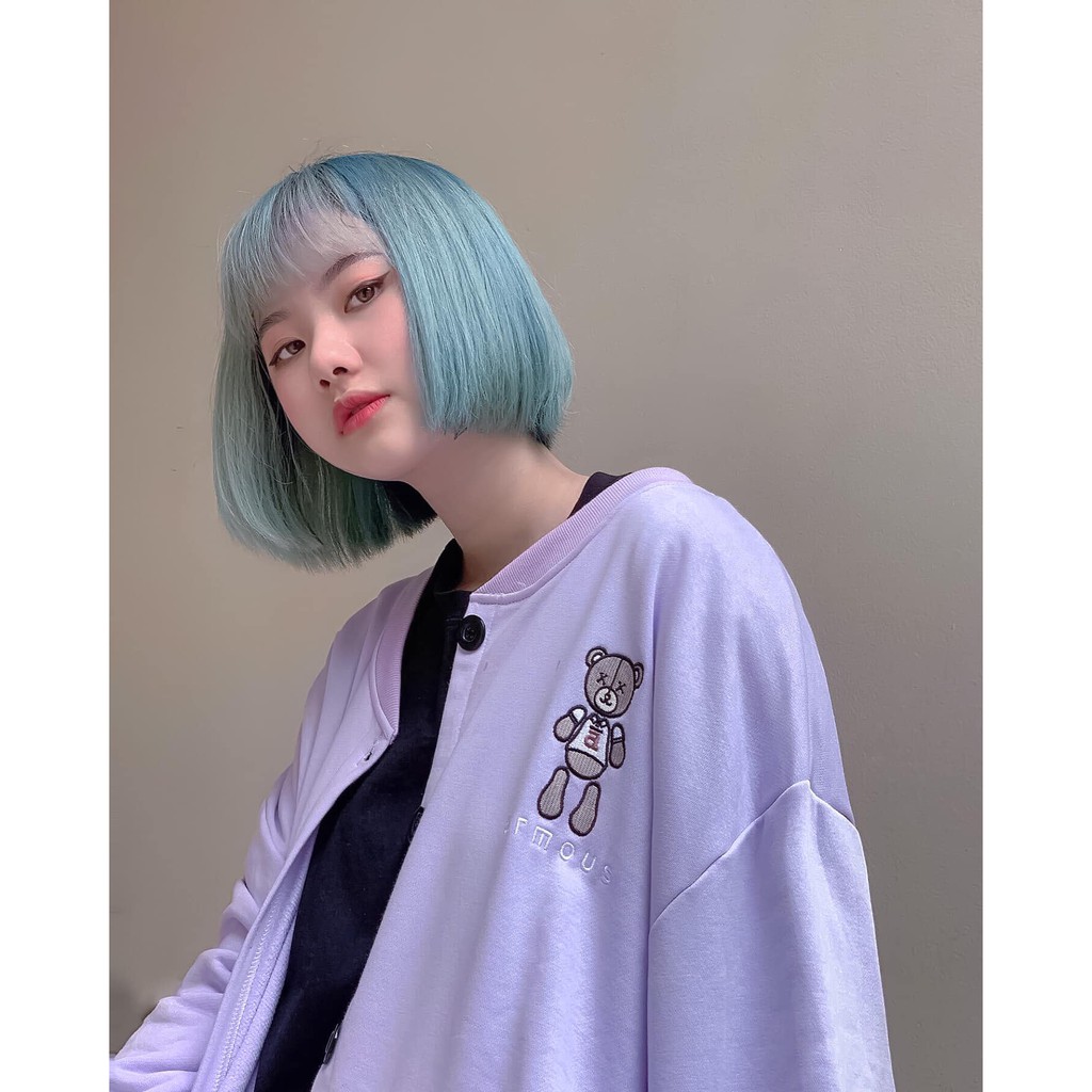 ÁO CARDIGAN TEDDY MINT-XANH-TÍM