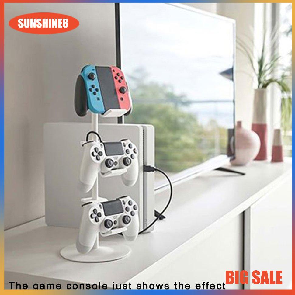 【SUN】Controller Holder 3 Tier TV Back Game Controller Storage Rack Adjustable