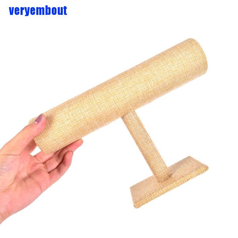 Giá treo đồng hồ vòng tay chất liệu da PU/ nhung