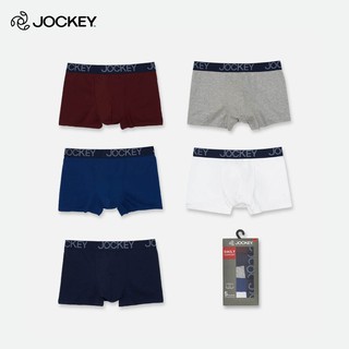 Hộp 05 Quần Lót Nam Jockey Dáng Trunk Boxer Thun Cotton Thoáng Mát Kháng Khuẩn - JAMB0411P - Tổng hợp 03