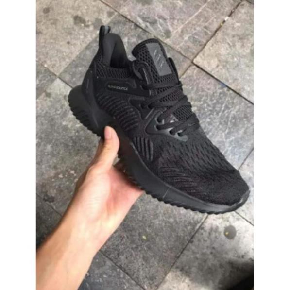 (Freeship+Full box) Giày Alphabounce 🖤🖤Full đen B*&^ -aq1