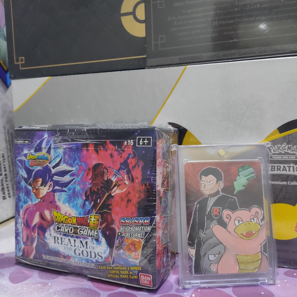 Hộp nguyên seal 24 gói bài Dragon Ball TCG tiếng Anh các loại