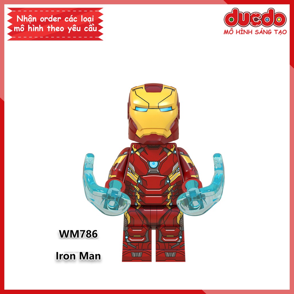 Minifigures Thanos và các siêu anh hùng Iron Man tuyệt đẹp - Đồ chơi Lắp ghép Xếp hình Mô hình Mini EndGame WM WM6072