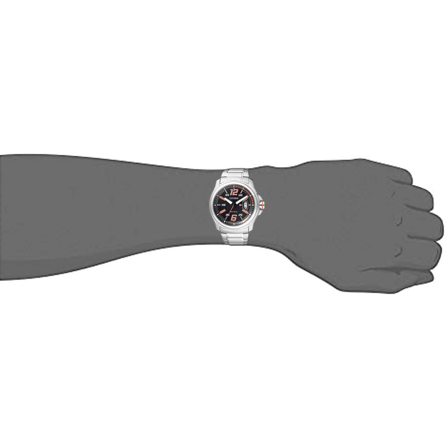 Đồng Hồ Nam Citizen Dây Thép Không Gỉ AW1350-59E - Mặt Đen