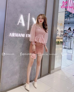 [ XẢ KHO 11.11] ẢNH THẬT ÁO KIỂU PHỐI LƯỚI BI