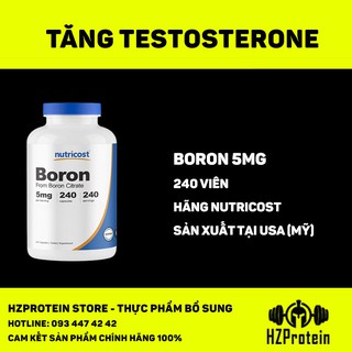 BORON 5MG – HỖ TRỢ TĂNG SỨC MẠNH NAM GIỚI, SỨC KHỎE, CƠ BẮP (240 VIÊN)