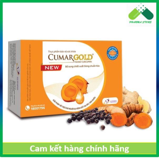Cumargold New 150gr hoàn toàn mới chuẩn hoá tiên tiến cho viêm loét dạ dày tá tràng hộp 30 viên