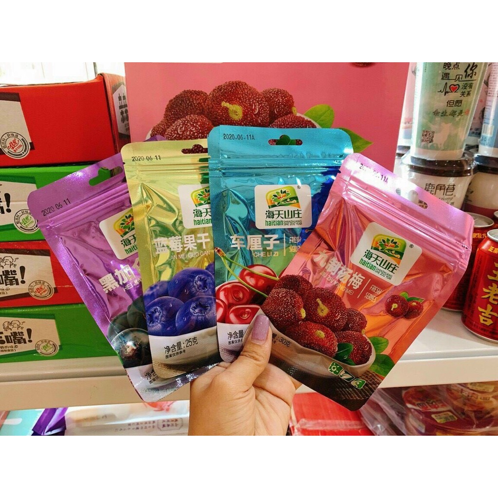 Omai hoa quả thanh mai / việt quất/ cherry gói 30g