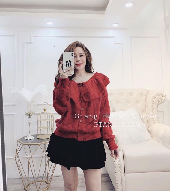 ÁO LEN CỔ BÈO SIU XINH❤️❤️❤️