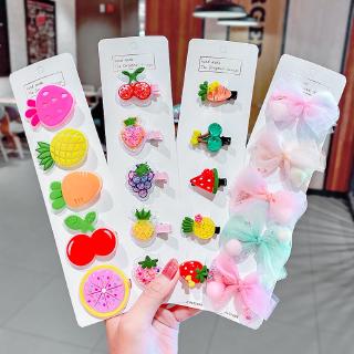 Set 4 Kẹp Tóc iFIT Hình Trái Cây Đa Dạng Đáng Yêu Cho Bé Gái