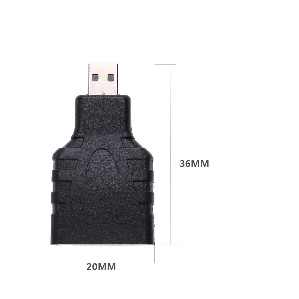 [Chất lượng cao]Micro HDMI Female to HDMI Male Adapter Connector Converter for Android TV