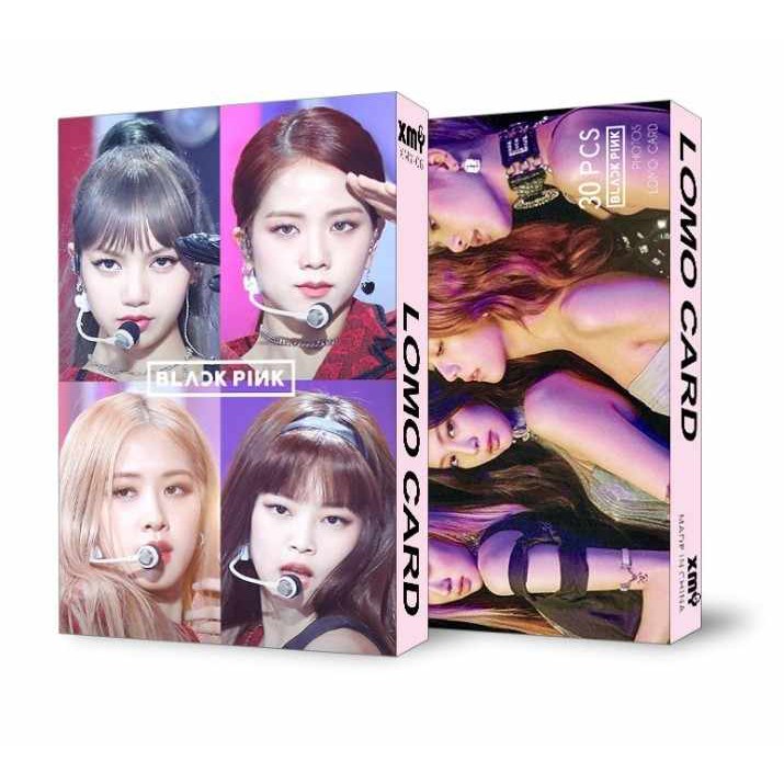 4 mẫu Lomo card kpop Blackpink mẫu mới