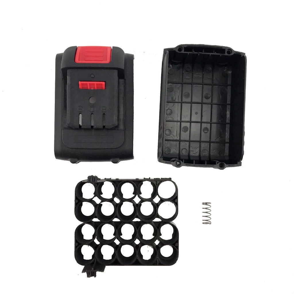 Vỏ pin 5s 2p 3p đóng pin 10 cell - 15 cell  18650 dùng cho máy khoan, máy bắt vít pin 3 khe