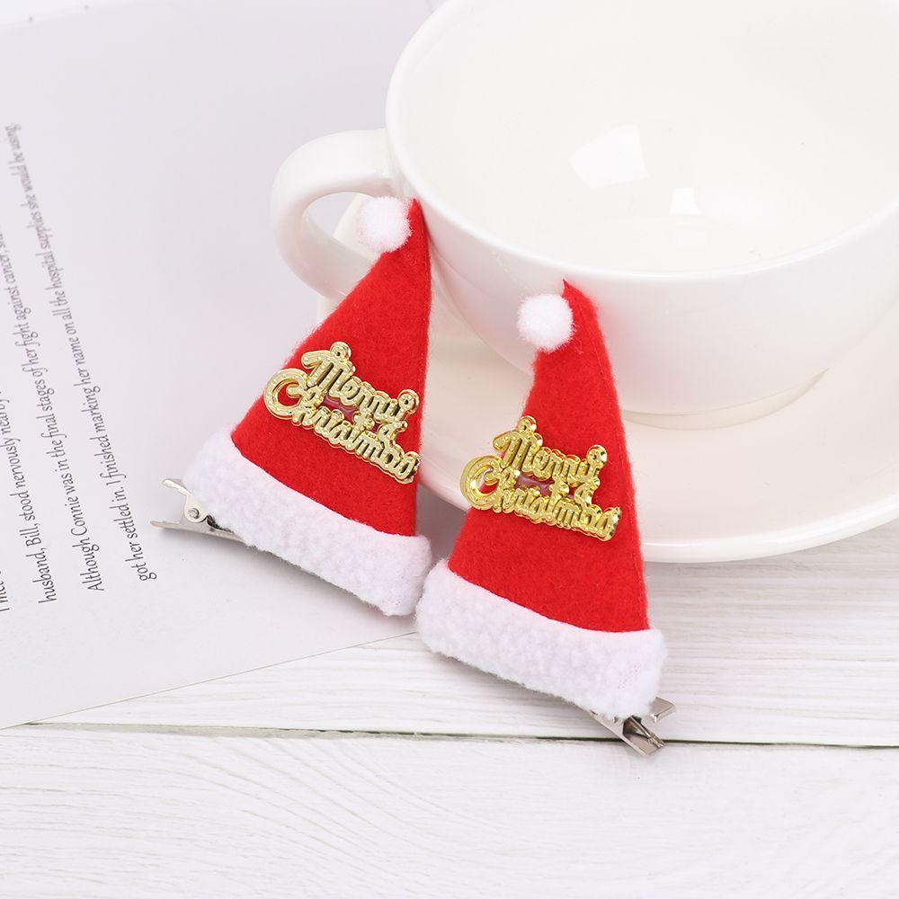Set 2 Kẹp Tóc Hình Tuần Lộc Giáng Sinh Dễ Thương