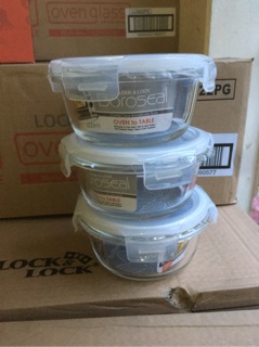 Hộp thủy tinh lock and lock 400ml cao cấp chịu nhiệt