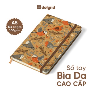 Sổ tay bujo Our Planet Animals A5 handmade giấy 100GSM (Chấm/Caro/Kẻ ngang/Trơn)