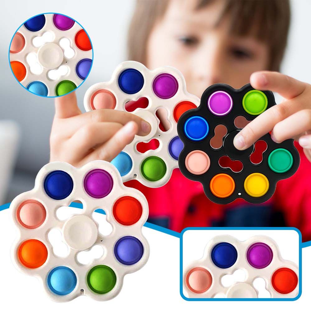 Con Quay Đồ Chơi Bằng Silicone Giúp Giảm Căng Thẳng