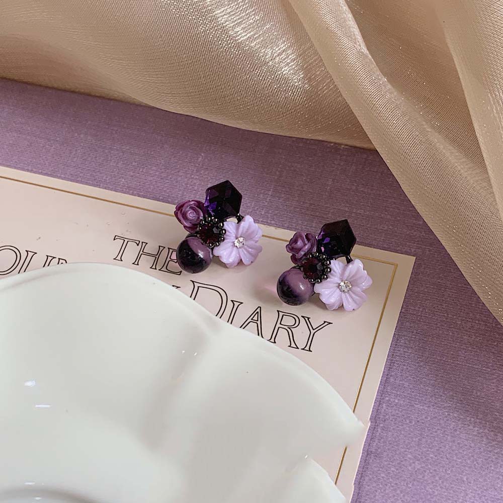 Khuyên Tai Nữ Trang Tạo Hình Độc Đáo Chất Liệu Resin 925