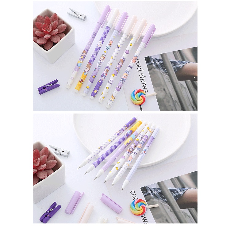 Bút Bi Hình Hành Tinh Màu Tím Sáng Tạo Cho Học Sinh / Văn Phòng Ruột bút gel bút gel nhiều màu bút bi nhiều màu bút cute giá rẻ bút bi nước cute bút nhiều màu