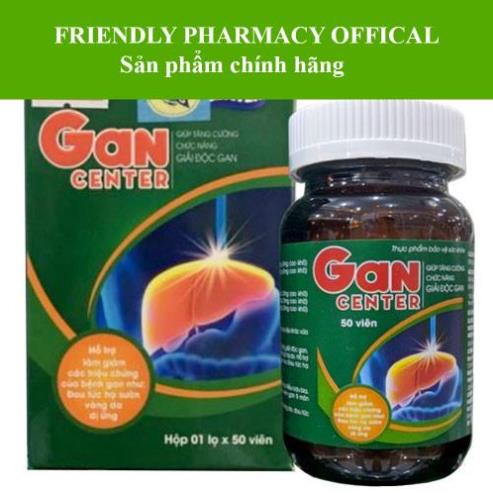 Gan Center – Hỗ trợ giải độc gan, tăng cường chức năng gan, bảo vệ tế bào gan (Lọ 50 viên)