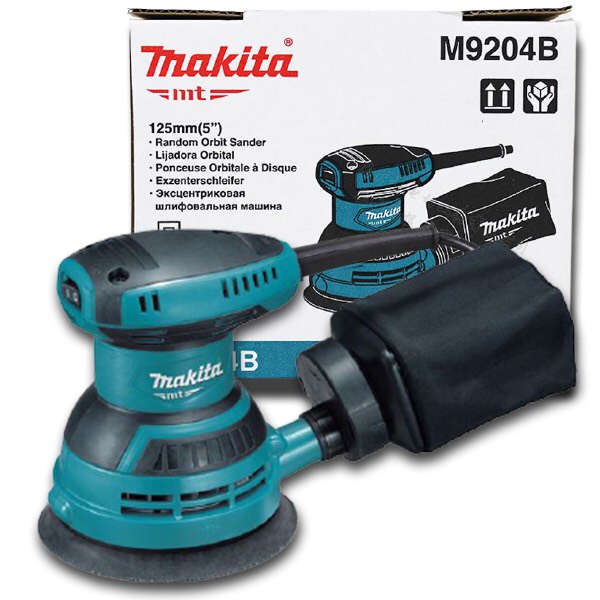 Máy chà nhám xoay 240W dùng đĩa 125mm Makita M9204B - Hàng chính hãng