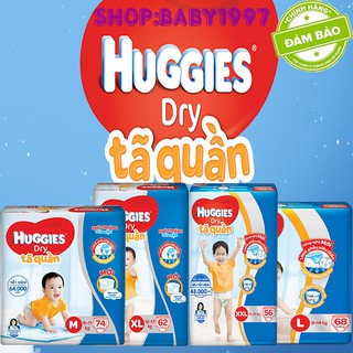 Tã Quần Huggies M74/L68/XL62/XXL56