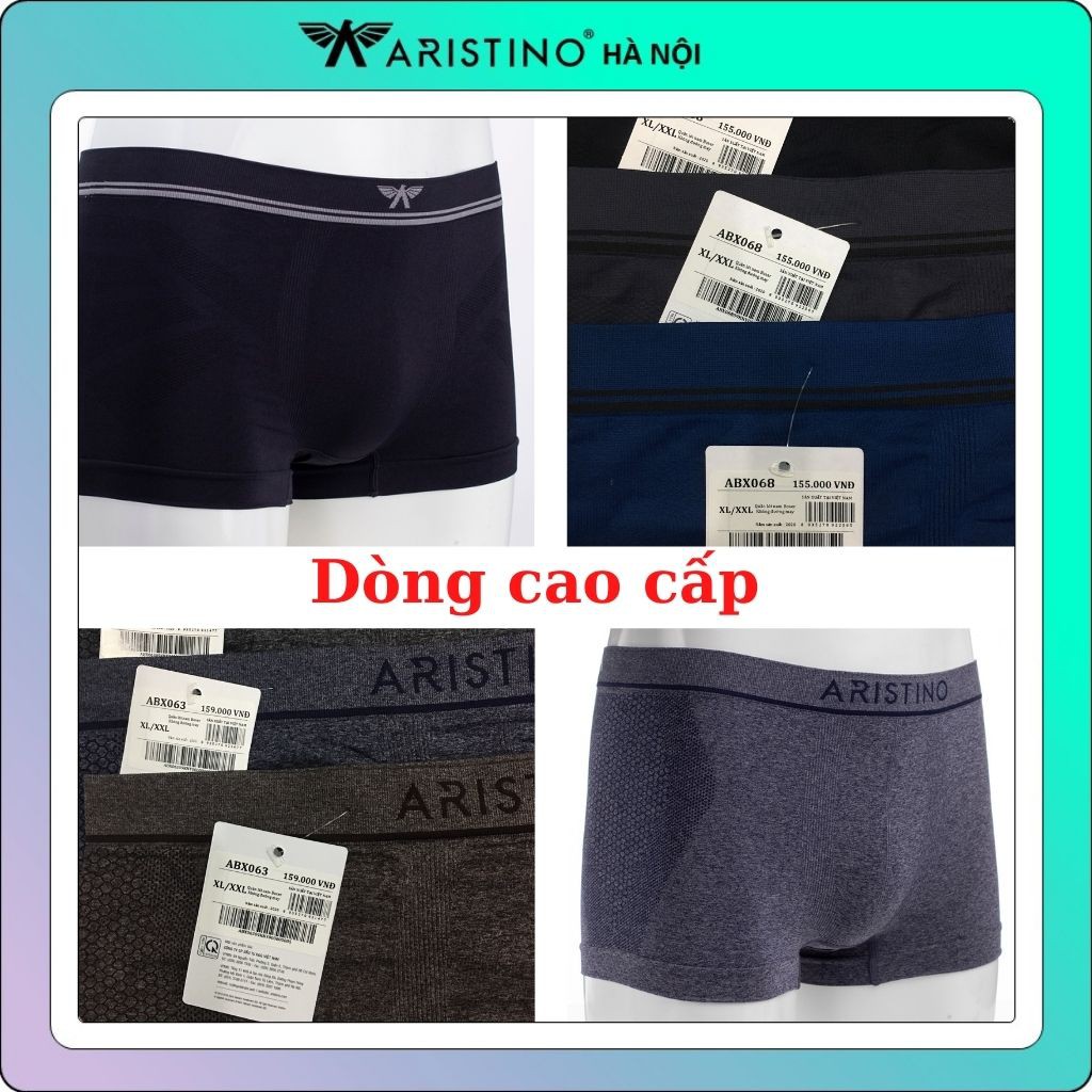 Combo 3-5 chiếc quần sịp đùi nam ARISTINO liền mảnh cao cấp abx063 -  abx068