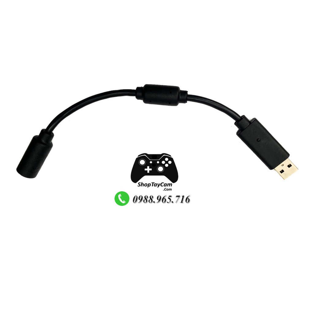 Dây Cáp Chuyển USB Cho Tay Cầm Chơi Game Xbox 360 Có Dây Hàng XỊN | Cáp Chấu Nối Xbox 360 Cho PC Laptop