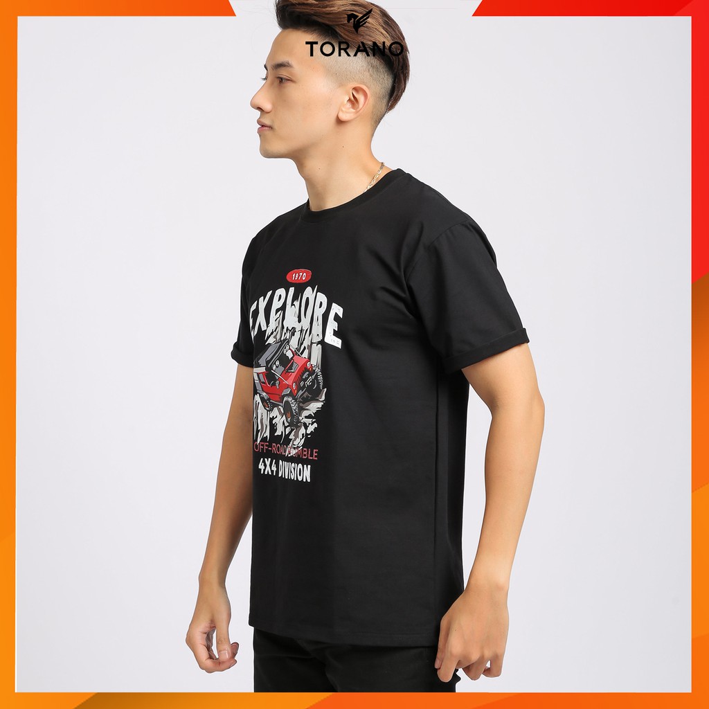 Áo thun nam TORANO in hình Explore cổ tròn TS403 | BigBuy360 - bigbuy360.vn