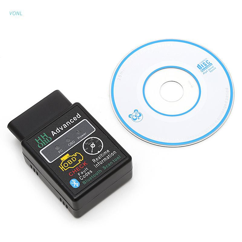 Thiết Bị Chẩn Đoán Bluetooth Vonl Elm327 V2.1 Obd 2 Obd-Ii Cho Android