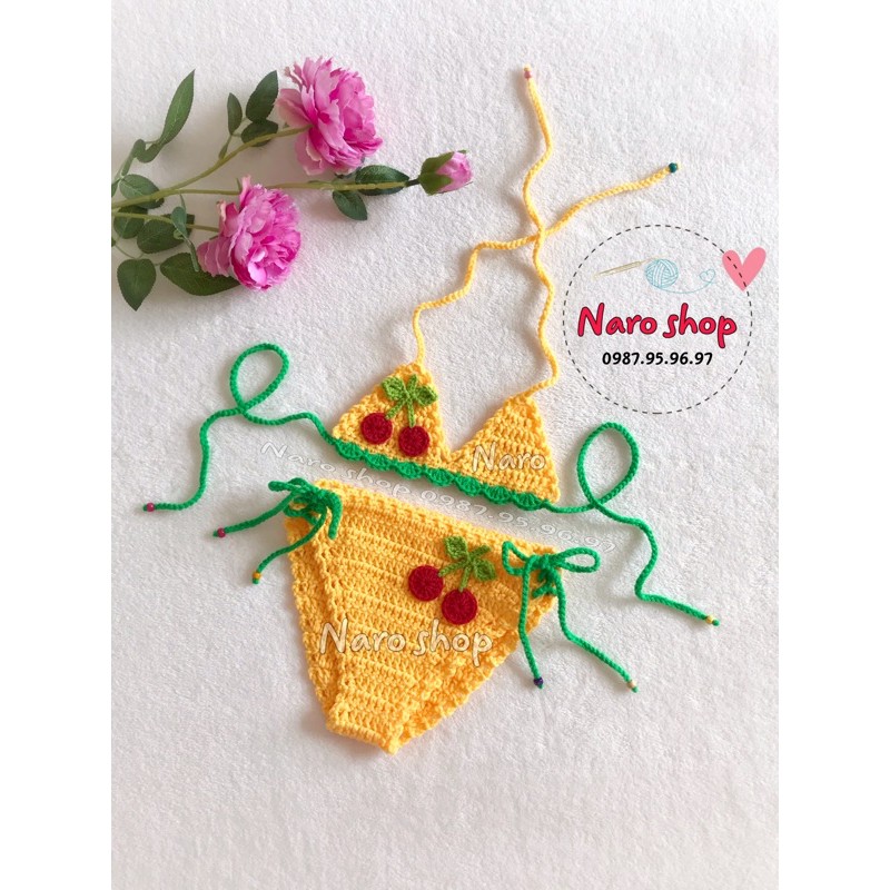 BỘ BIKINI CHERRY 🍒🍒🍒 XINH YÊU CHO BÉ